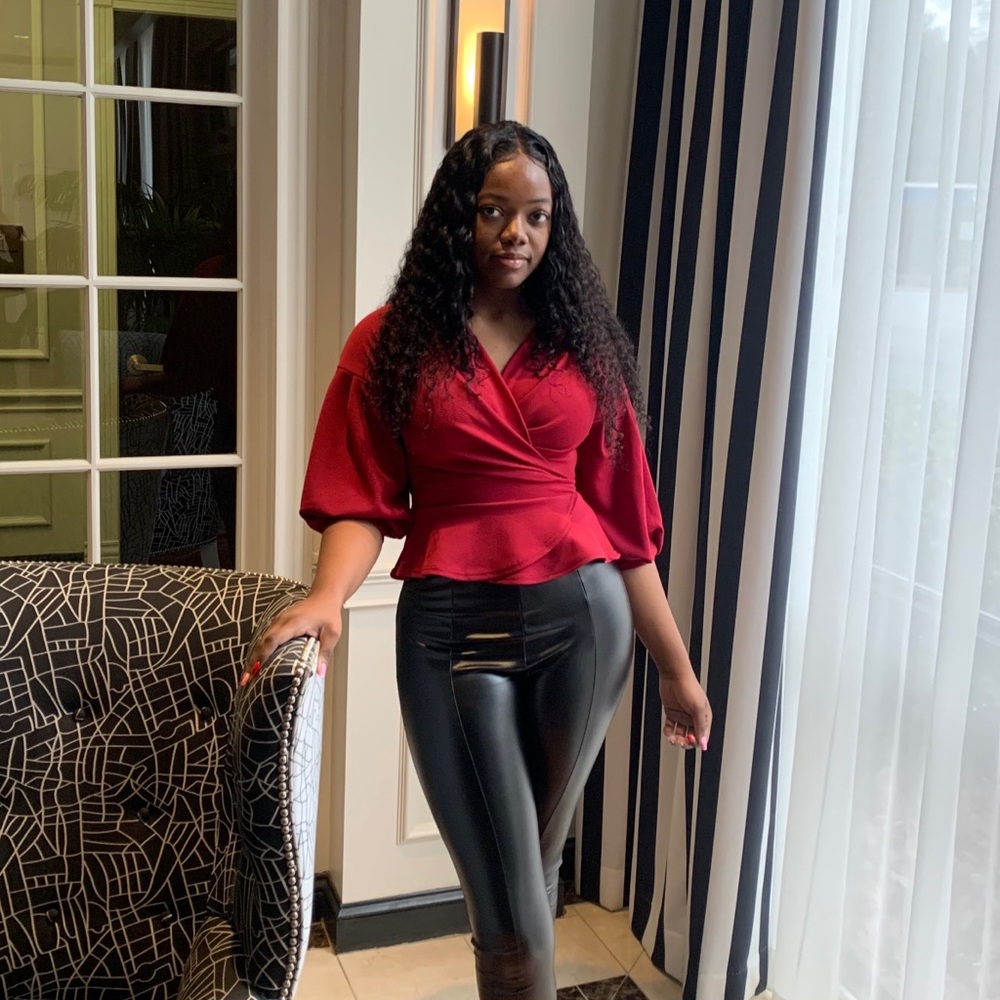 Red Exquisite Top - Picture 5 of 5